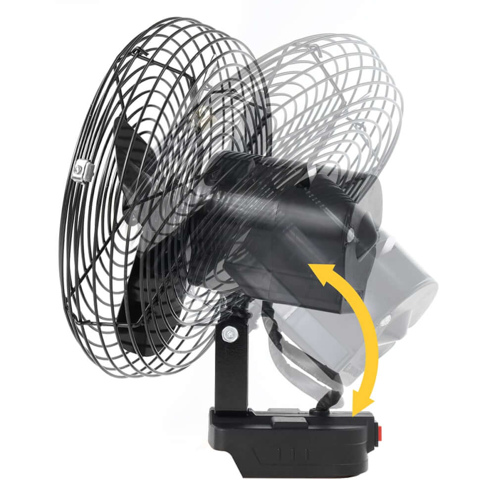 พัดลมไร้สาย 8 นิ้ว (พร้อมแบตเตอรี่) DELTON รุ่น FN-8INCH ULTRAFLEX 20V 4AH_7